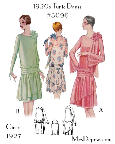1922 Chemise Dress- Straight Shape, Full Beading, and Floor Length. . 1920s sewing patterns